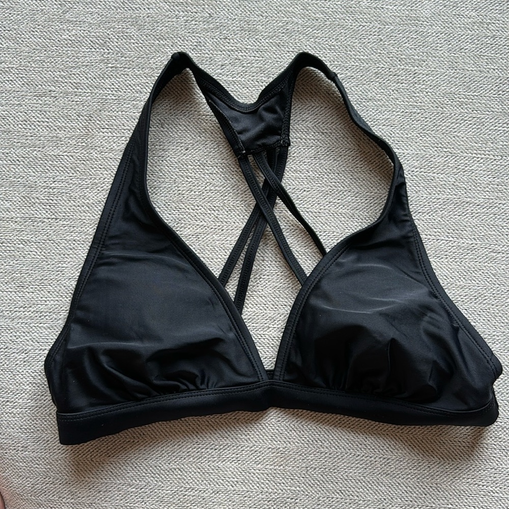 Mossimo Supply Co. Black Swim Top Large